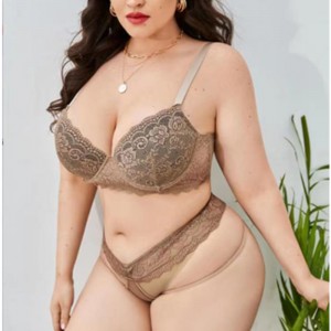 セクシーなランジェリーセットレースウエストベルトスカラップブラジャーブラジャーと特別なセクシーなヒップスクエアデザイン